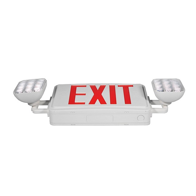 Exit Emergency Light Damp Locations Dual Voltage