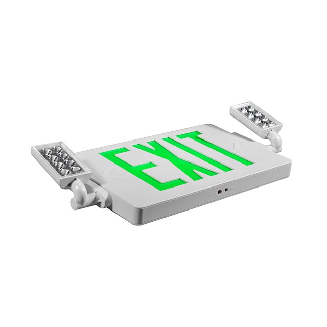 Green Emergency Exit Combo with High Brightness LEDs