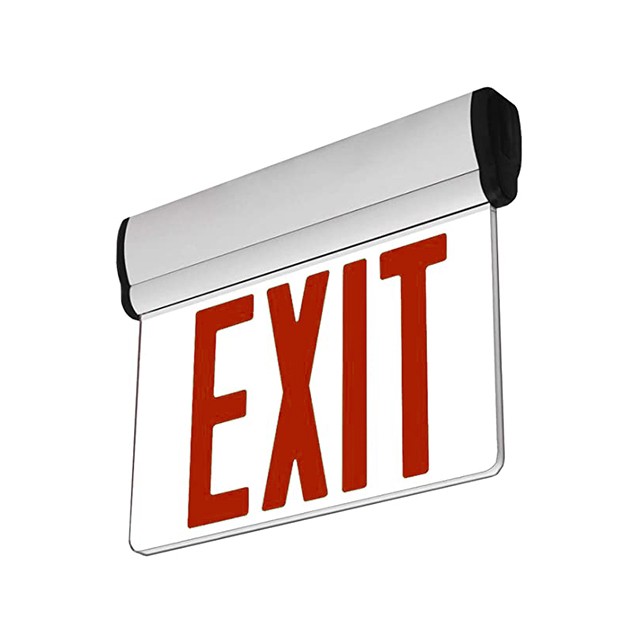 LED Exit Sign with Dual-Face Display Capability