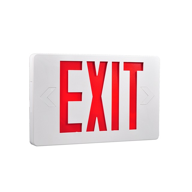 LED Exit Sign Compatible with 120V-277VAC