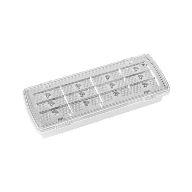 IP65-rated 12LED waterproof emergency luminaire