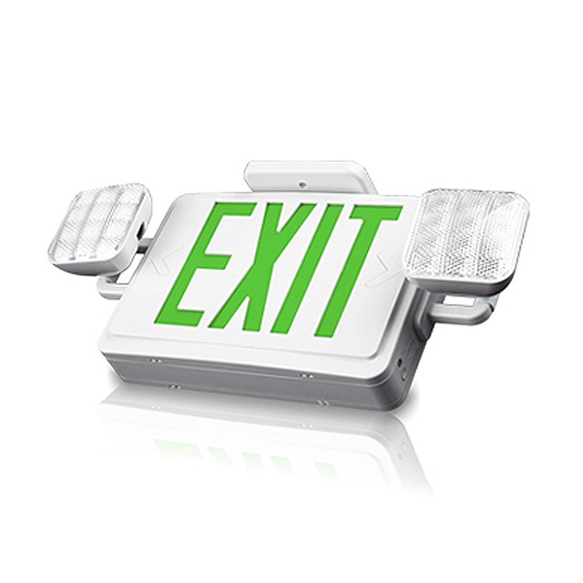 Dual Color LED Emergency Light with UL 94V-0 ABS Housing