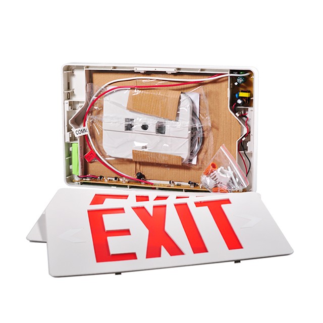 LED Exit Sign Compatible with 120V-277VAC