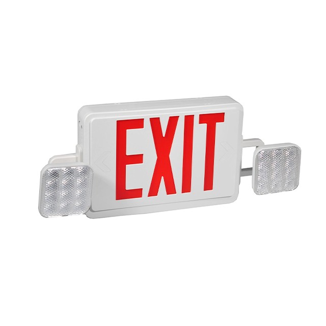 Exit Emergency Light Damp Locations Dual Voltage