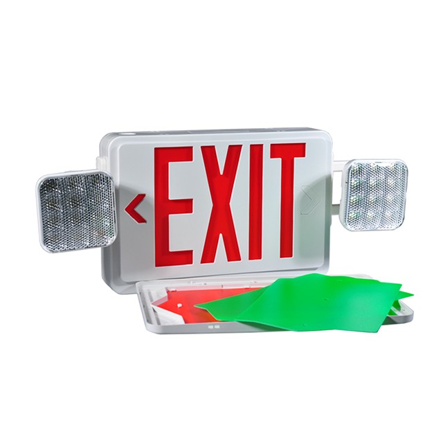 Dual Color LED Emergency Light with UL 94V-0 ABS Housing