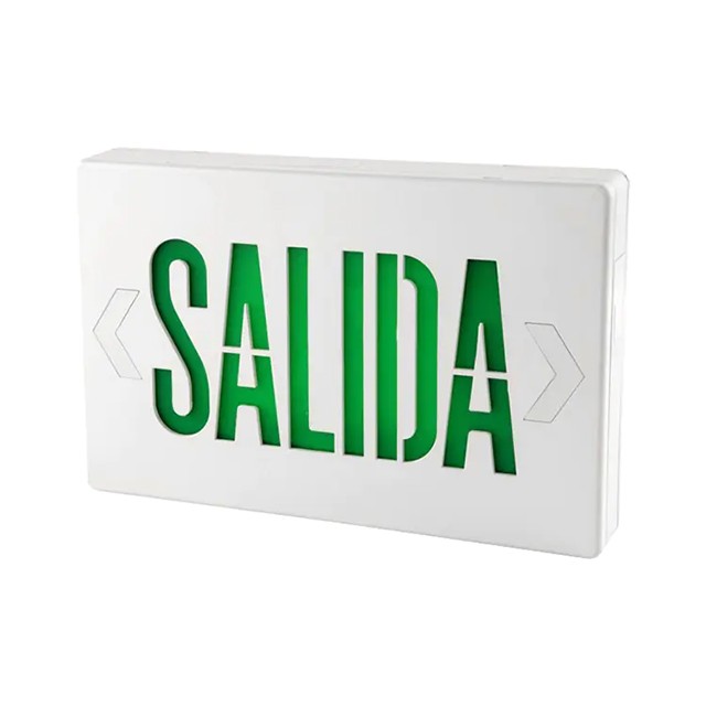 img of 6 英寸 cULus 认证出口标志 - SALIDA 型号 JEE 系列（绿色字母）