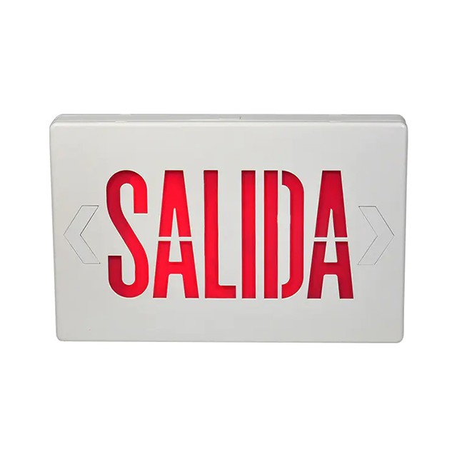 img of 6 英寸 cULus 认证出口标志 - SALIDA 型号 JEE 系列（红色字母）