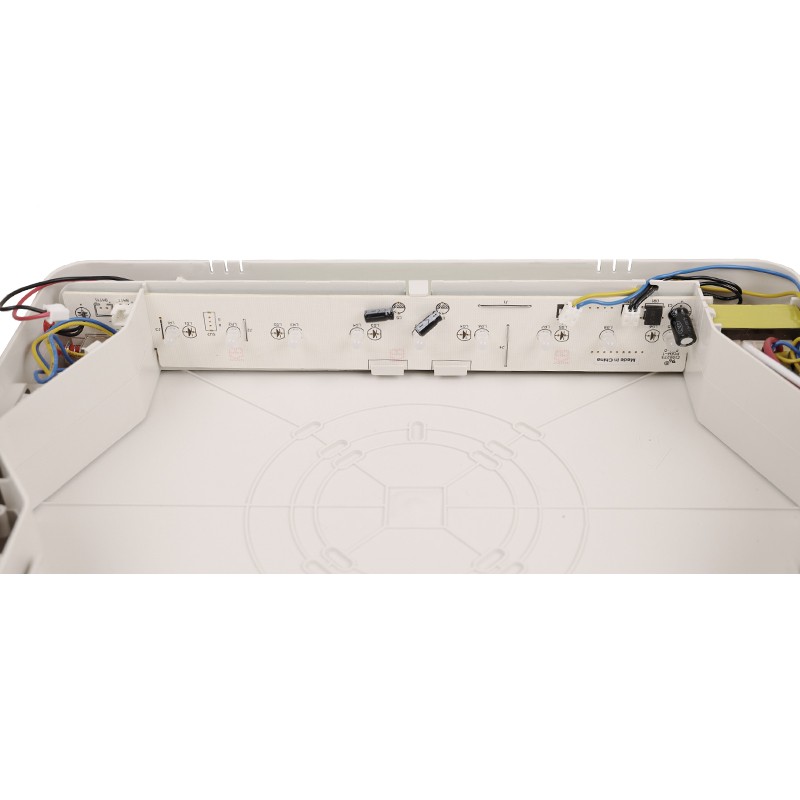 LED Combo EMERGENCY EXIT SIGN with LED Heads (Red Letters)